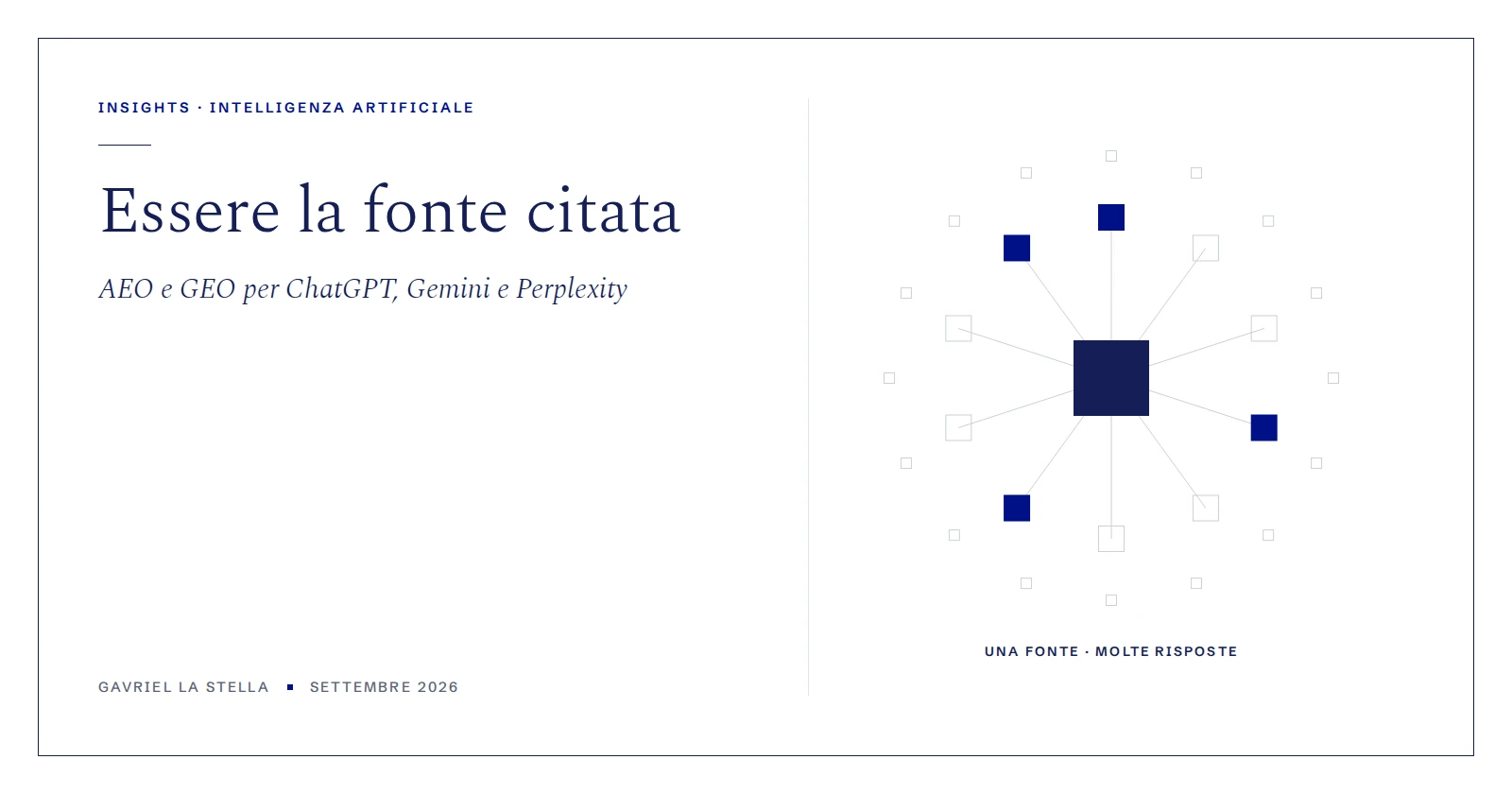 AEO e GEO: come farsi citare da ChatGPT, Gemini e Perplexity