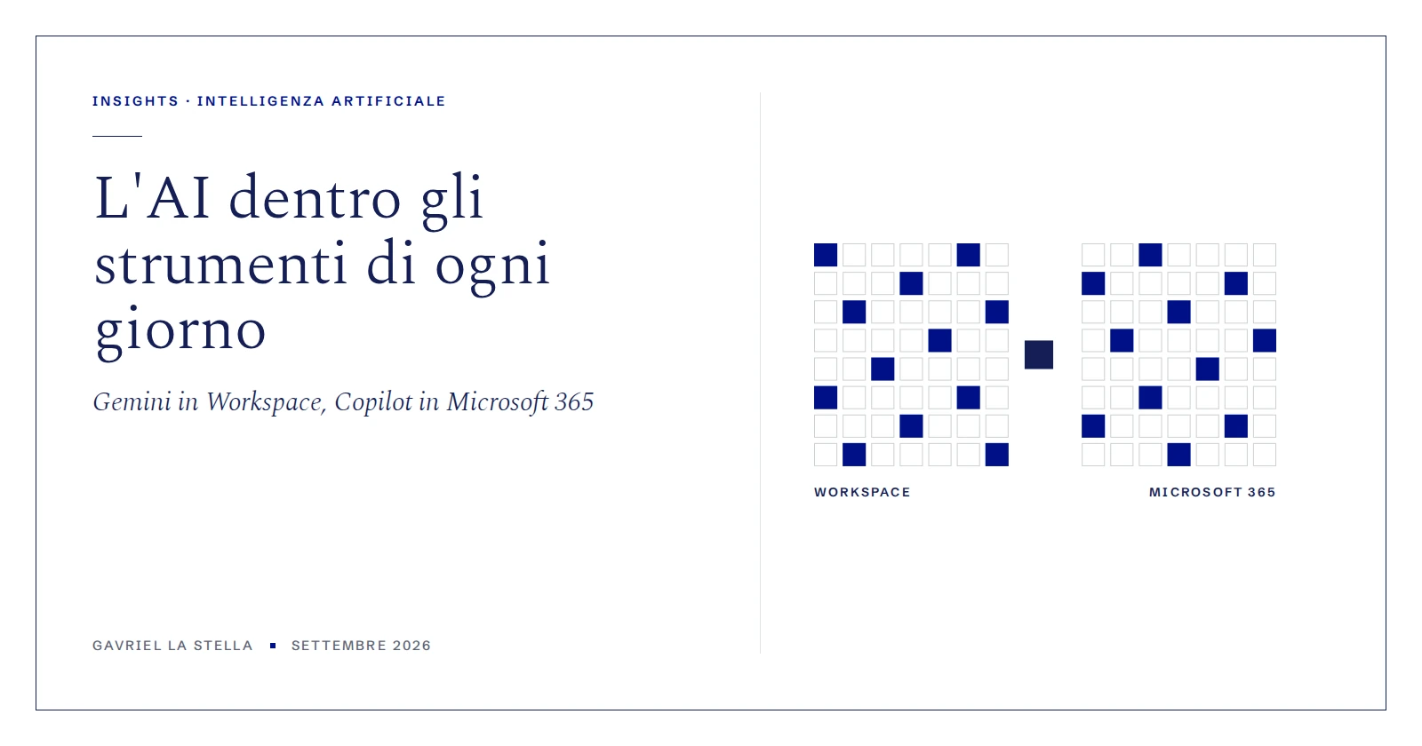 Gemini e Copilot al lavoro: l'AI in Google Workspace e Microsoft 365